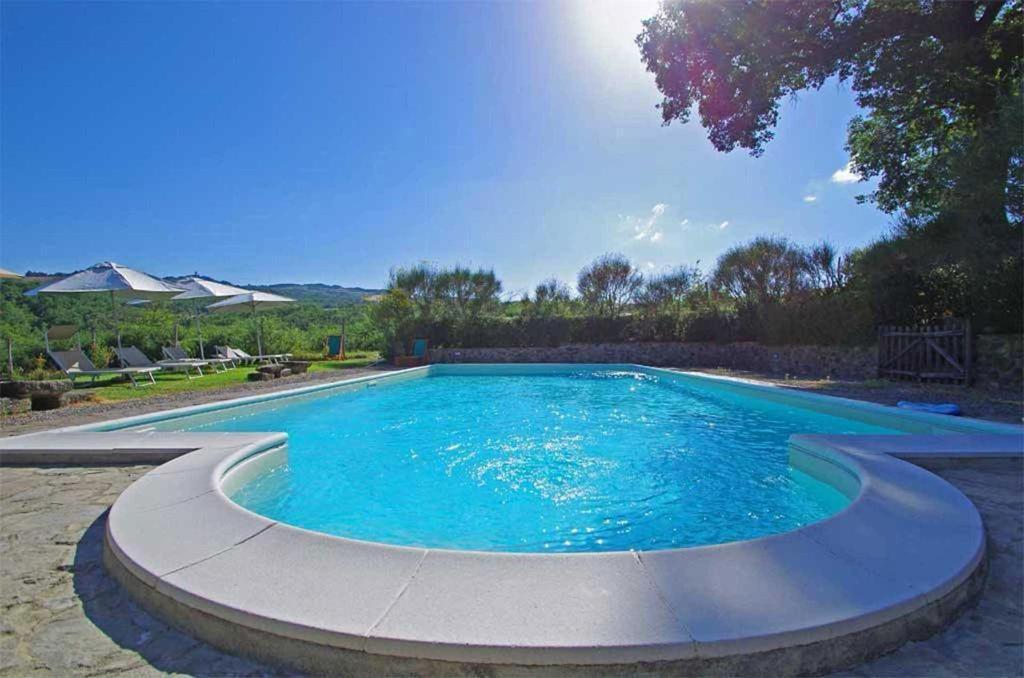 Cottage Le Ginestre Con Piscina In Val D'Orcia Radicofani Buitenkant foto